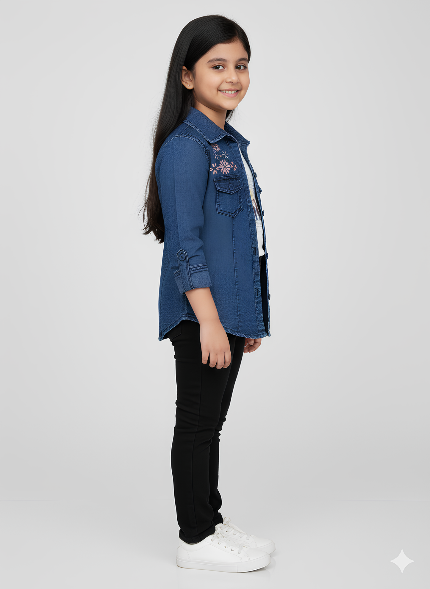 Denim Jacket & Top Set