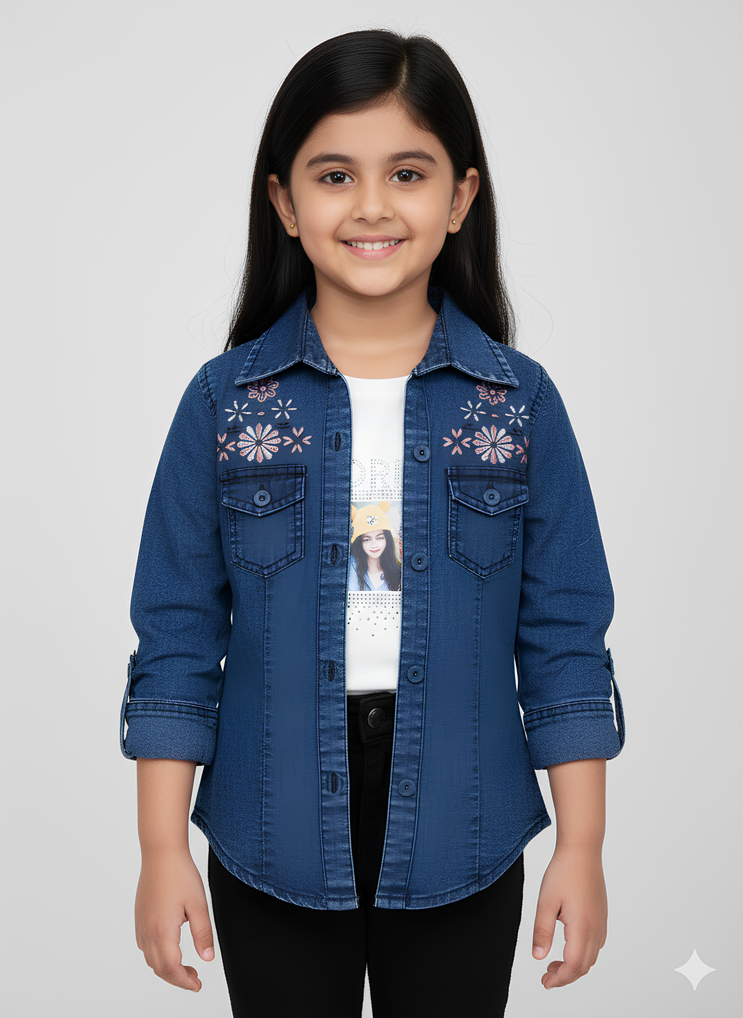 Denim Jacket & Top Set