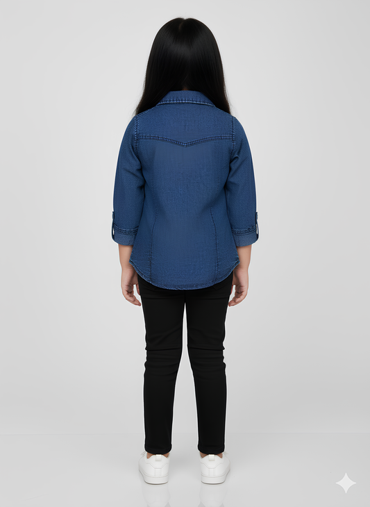 Denim Jacket & Top Set