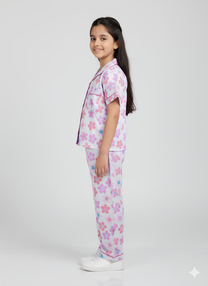 Girls Floral Cord Set